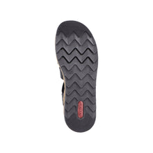 Load image into Gallery viewer, RIEKER - V7904-00 - WEDGE STRAP SANDAL - Black