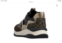 Load image into Gallery viewer, RIEKER - W2501-90 - WEDGE LACE TRAINER -  Brown/Beige (NEW IN)