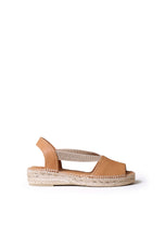 Load image into Gallery viewer, TONI PONS - ETNA - WEDGE ESPADRILLE SANDAL - TAN