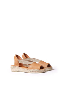 TONI PONS - ETNA - WEDGE ESPADRILLE SANDAL - TAN