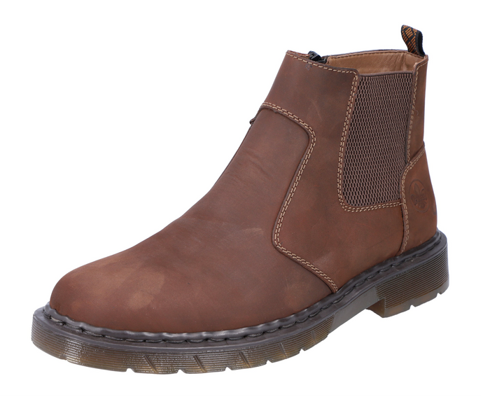RIEKER - 31650-23 - ZIP CHELSEA BOOT - Brown