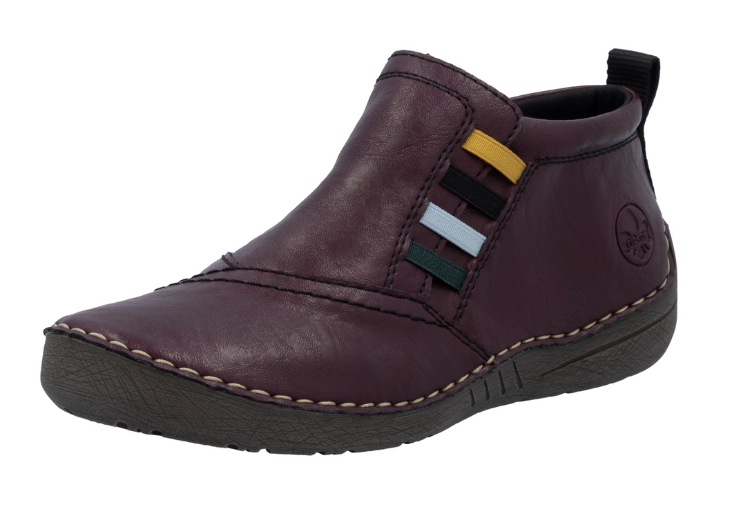 RIEKER - 52584-30 - ANKLE BOOT - Burgundy