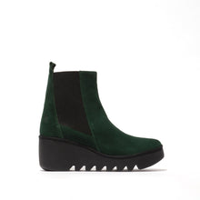 Load image into Gallery viewer, FLY London - BAGU233FLY - P501233024 - PULL ON WEDGE ANKLE BOOT - Forest Green