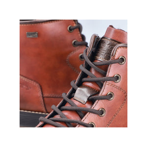 RIEKER - F4546-24 - LACE UP/ZIP BOOT (Water Resistant) - Tan