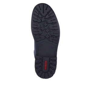 RIEKER - F4611-00 - LACE UP SHOE  (Water Resistant) - Black