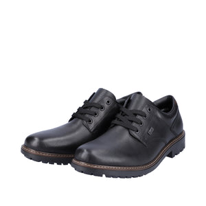 RIEKER - F4611-00 - LACE UP SHOE  (Water Resistant) - Black
