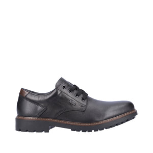 RIEKER - F4611-00 - LACE UP SHOE  (Water Resistant) - Black
