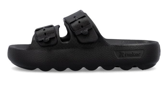 RIEKER - P2450-00 - MULE/SLIDER SANDAL - Black