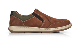 RIEKER - 17371-25 - SLIP ON SUMMER SHOE - Tan Brown