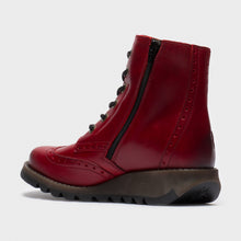 Load image into Gallery viewer, FLY London - SARL069FLY - P144069008 - LACE UP/ZIP ANKLE BOOT - Red