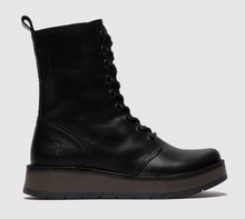 Load image into Gallery viewer, FLY London - RAMI043FLY - P211043000 - LACE UP/ZIP CALF BOOT - Black