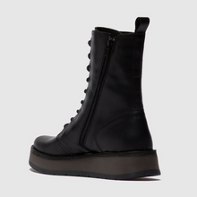 Load image into Gallery viewer, FLY London - RAMI043FLY - P211043000 - LACE UP/ZIP CALF BOOT - Black