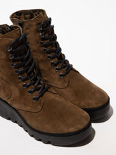 Load image into Gallery viewer, FLY London - BIRR534FLY - P501534009 - LACE/ZIP WEDGE ANKLE BOOT - Taupe