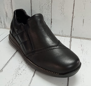RIEKER - 44277-00 - ZIP ANKLE BOOT - Black
