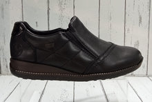 Load image into Gallery viewer, RIEKER - 44277-00 - ZIP ANKLE BOOT - Black