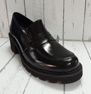 REMONTE - D0A00-01 - Leather - LOAFER SHOE - Black