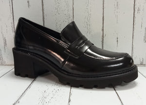 REMONTE - D0A00-01 - Leather - LOAFER SHOE - Black