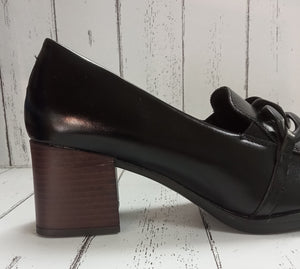 REMONTE - D0V00-01 - Leather - LOAFER SHOE - Black