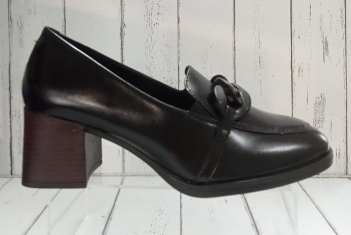 REMONTE - D0V00-01 - Leather - LOAFER SHOE - Black