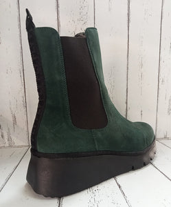 FLY London - PATY405FLY - P501405003 - PULL ON ANKLE BOOT - Forest Green