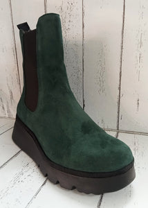 FLY London - PATY405FLY - P501405003 - PULL ON ANKLE BOOT - Forest Green