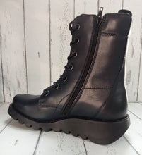 Load image into Gallery viewer, FLY London - SILF015FLY - P145015002 - LACE UP/ZIP ANKLE BOOT - Navy