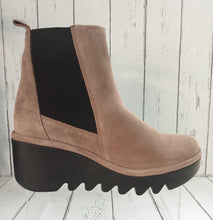 Load image into Gallery viewer, FLY London - BAGU233FLY - P501233011 - PULL ON WEDGE ANKLE BOOT - Taupe