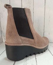 Load image into Gallery viewer, FLY London - BAGU233FLY - P501233011 - PULL ON WEDGE ANKLE BOOT - Taupe