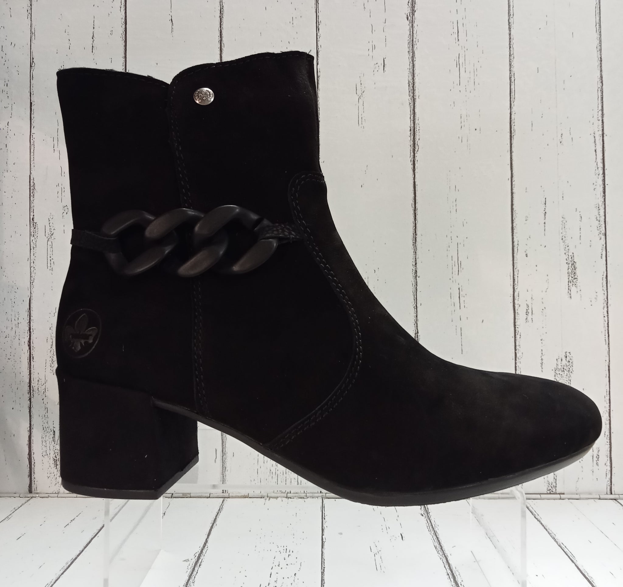 Cheap black heeled hot sale ankle boots