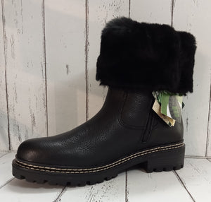REMONTE - D0B71-01 - MID CALF/ANKLE BOOT - Black