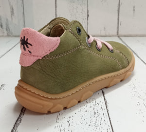 RICOSTA - 1300202/530 - ZUMA - Lace up Boot - Green/Pink