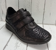 Load image into Gallery viewer, RIEKER - L4868-00 - WEDGE STRAP SHOE - Black