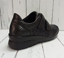 Load image into Gallery viewer, RIEKER - L4868-00 - WEDGE STRAP SHOE - Black