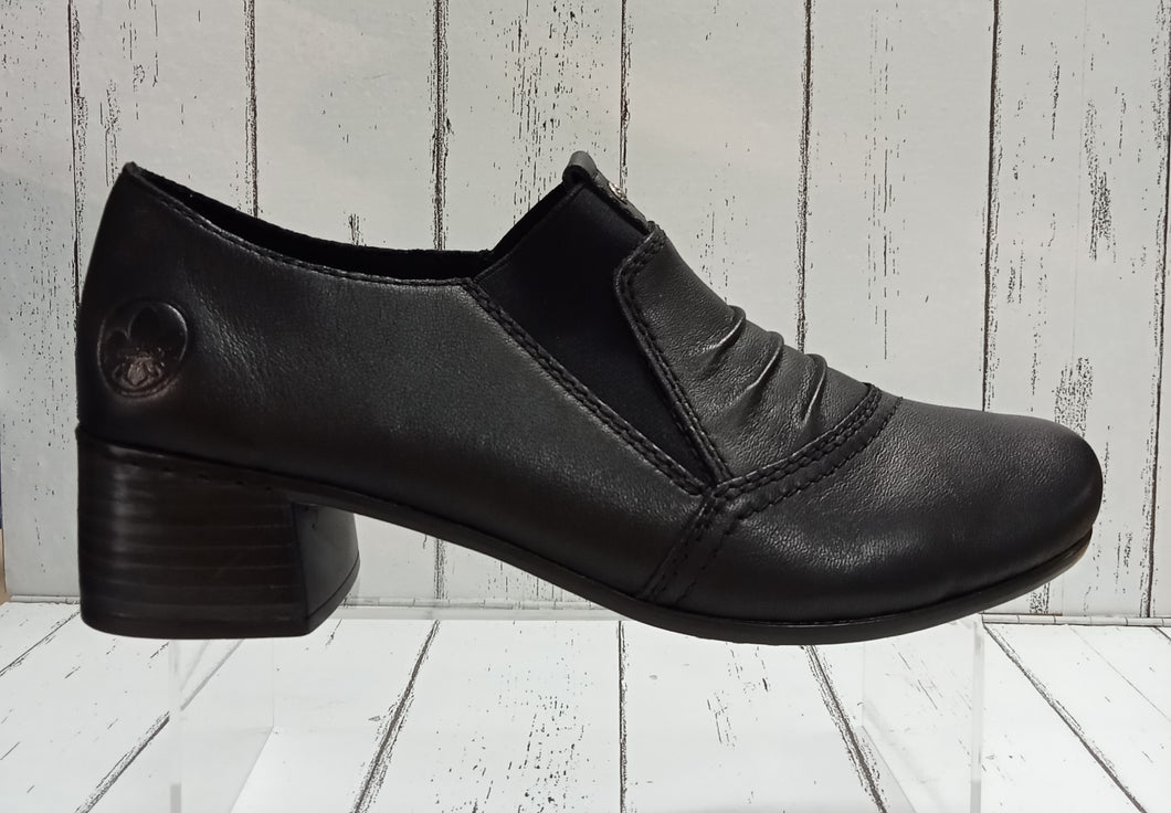 RIEKER - 41657-00 - SHOE/BOOT - Leather - Black