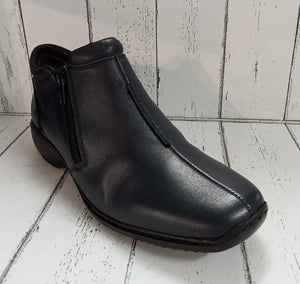 RIEKER - L3882-15 - ZIP ANKLE BOOT - Blue Leather