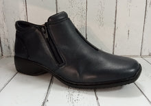 Load image into Gallery viewer, RIEKER - L3882-15 - ZIP ANKLE BOOT - Blue Leather