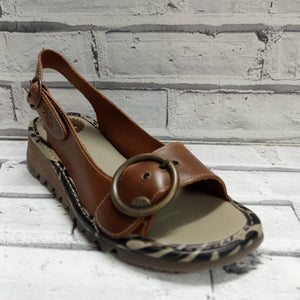 FLY London - TRAM723FLY - P500723002 - SLING BACK SANDAL - Camel