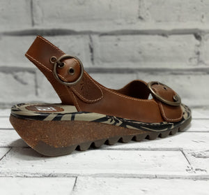 FLY London - TRAM723FLY - P500723002 - SLING BACK SANDAL - Camel