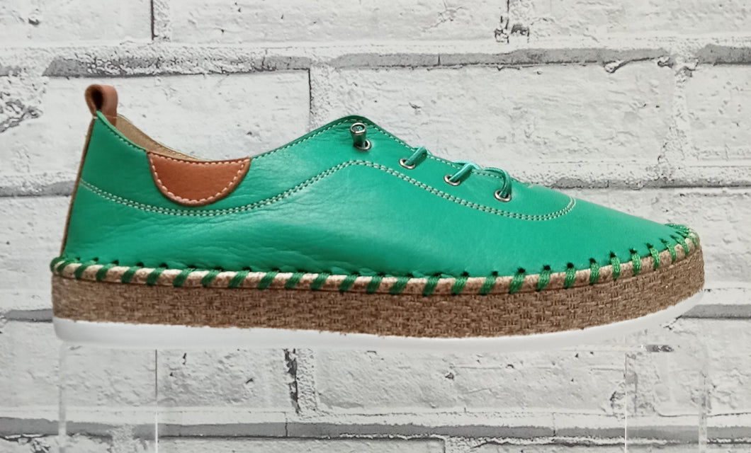 SHOOZY - IVY - PUMP/SNEAKER - Emerald Green