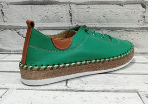 SHOOZY - IVY - PUMP/SNEAKER - Emerald Green