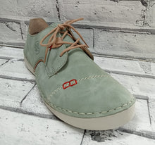 Load image into Gallery viewer, RIEKER - 52528-52 - LACE UP SHOE - Mint Green/Beige