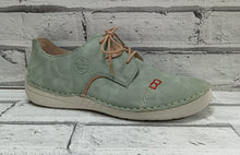 Load image into Gallery viewer, RIEKER - 52528-52 - LACE UP SHOE - Mint Green/Beige