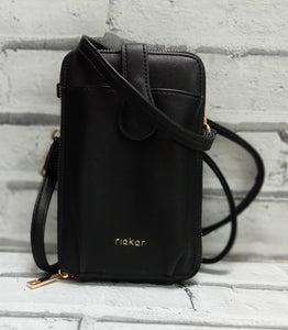 RIEKER - H1520-00 - PHONE/CROSS BODY BAG - Black