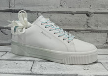 Load image into Gallery viewer, RIEKER ‘Evolution’ - W0704-80 -  ZIP/LACE UP TRAINER - White/Blue