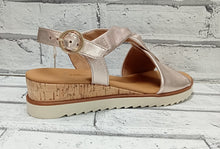 Load image into Gallery viewer, GABOR (Rich) - 42.751.82 - STRAPPY WEDGE SANDAL - Metallic