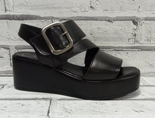 Load image into Gallery viewer, GABOR (Java) - 44.533.27 - STRAPPY WEDGE SANDAL - Black