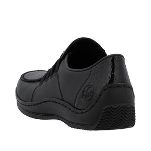 RIEKER - L1777-00 - SLIP ON SHOE - Black