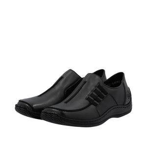 RIEKER - L1777-00 - SLIP ON SHOE - Black