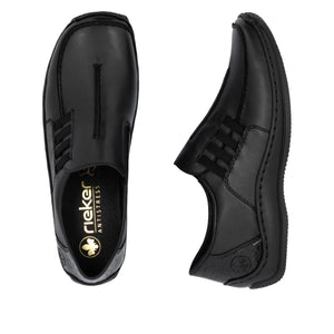 RIEKER - L1777-00 - SLIP ON SHOE - Black