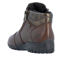 Load image into Gallery viewer, RIEKER - L4655-27 - 2 x ZIP ANKLE BOOT - Brown (Water Resistant) (NEW IN)